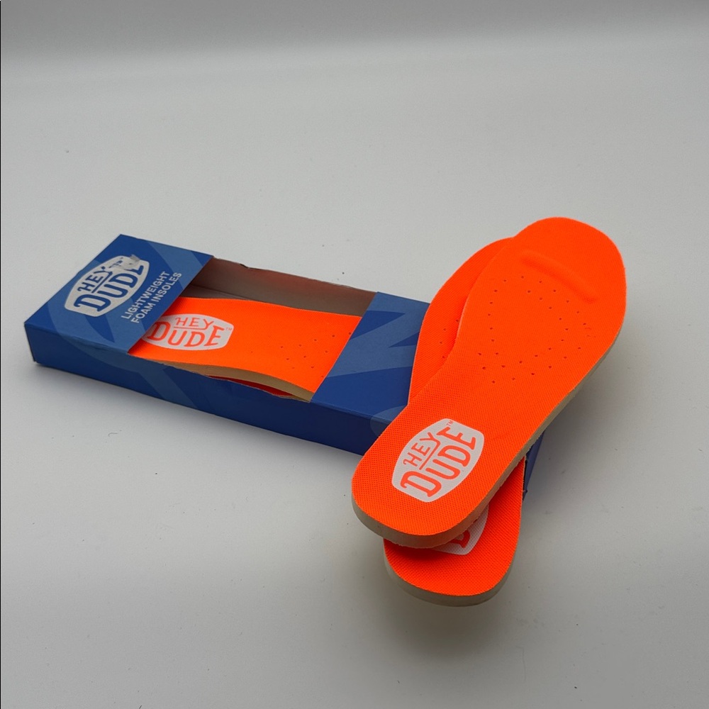 Hey Dude Lightweight Foam Insoles  Type A US Slip‎ In Insoles ( 2 Packs)